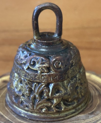 Antique brass sanctuary bell - antique,