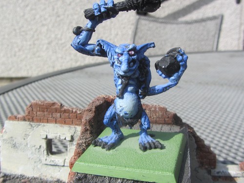 Stone troll club rock - stone, w
