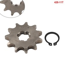 Black 428 Chain 17mm 11T Front