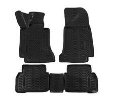 Rubber Mats Rubber Floor Mats For Mercedes C Class W205 / S205 2014-2021 Premium