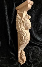 25" Lion Corbel, Wooden