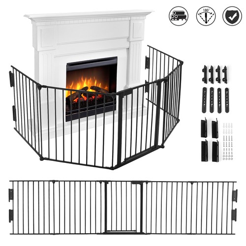 Fire guard child - child, fireplace