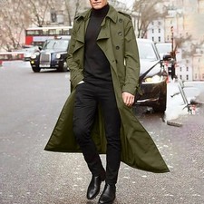 Men's Long Trench Coat All