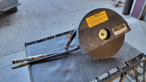 Flu419 hydraulic chop saw cut - saw,