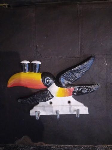 New toucan cast iron key - toucan,