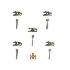 5x injector holder + screw with ball washer for VW T4 2.5 TDI N0147513 N0237312 