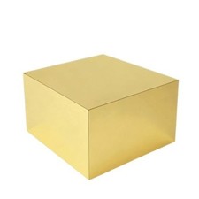 Gold Mirrored Acrylic Table