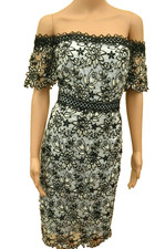 Lipsy VIP Blue Lace Midi Dress