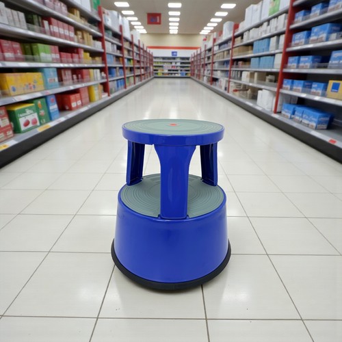 Blue kick step stool swift - stool,