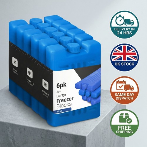 Large freezer ice blocks - ice,
