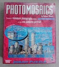 Photomosaics NYC Skyline Showing The Twin Towers 1000pc Jigsaw Puzzle Brand New 