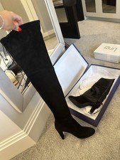 Stuart Weitzman Black Suede