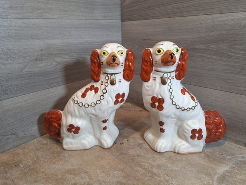 Pair vintage staffordshire - vintage,