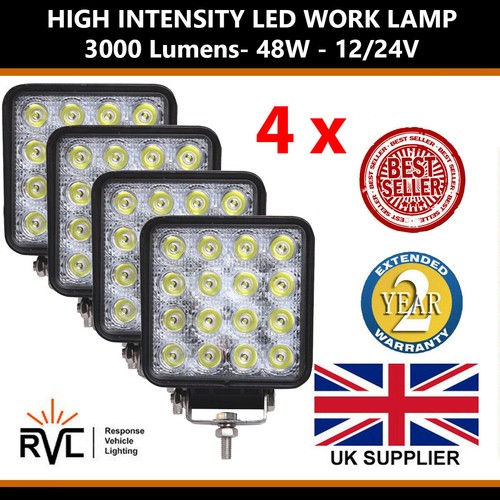 Bright square 48w - led, work