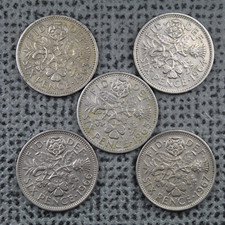 Sixpence 1963 - 1967 Date Run