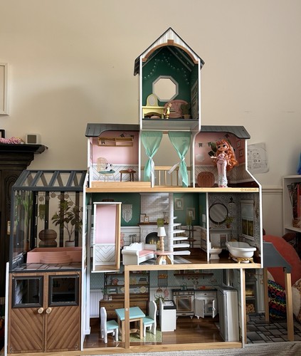 Kidkraft wooden doll - doll, house