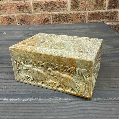 Soapstone elephant design