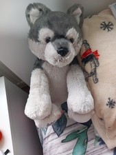 Build A Bear Wolf Pup Four Legged Friend Plush COFFEE SCENTED