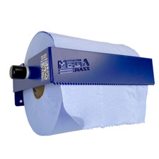 Blue Roll Paper Towel Dispenser Wall Mounted Industrial Clean Holder Warehouse
