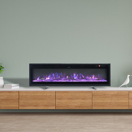 Media electric fireplace - electric,