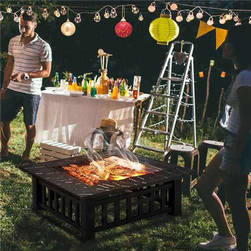 Outdoor square fire pit - 32''outdoor,