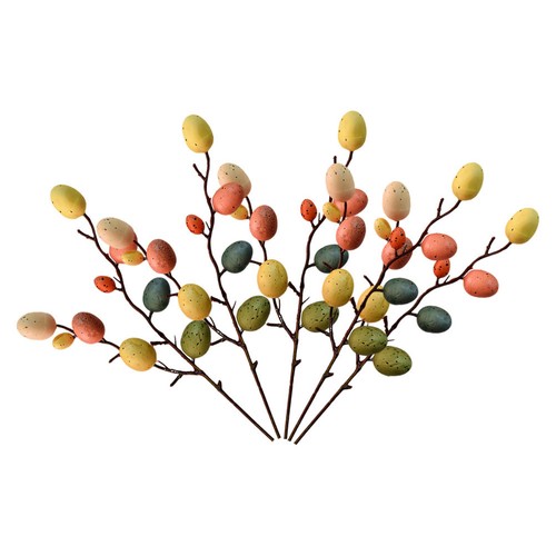 4pcs easter egg tree - tree, branch