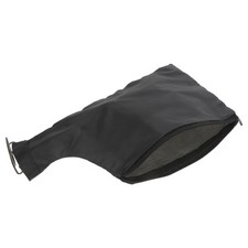 Black Dust Collector Bag for Table with Zipper Closure for Woodworking Sawdust