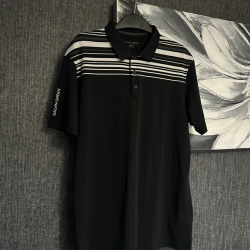 Galvin green golf black - green, polo