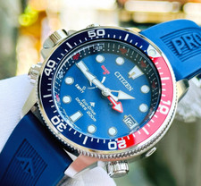 Citizen Promaster Aqualand BN2038-01L Blue Dial Dive Watch Depth Meter