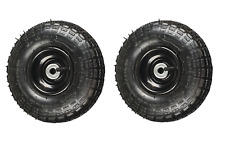 2 Pack 10-Inch Tires and Wheels 4.10/3.50-4 Replacement Utility Tires for Dolly
