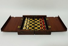 Antique Folding Travel Chess