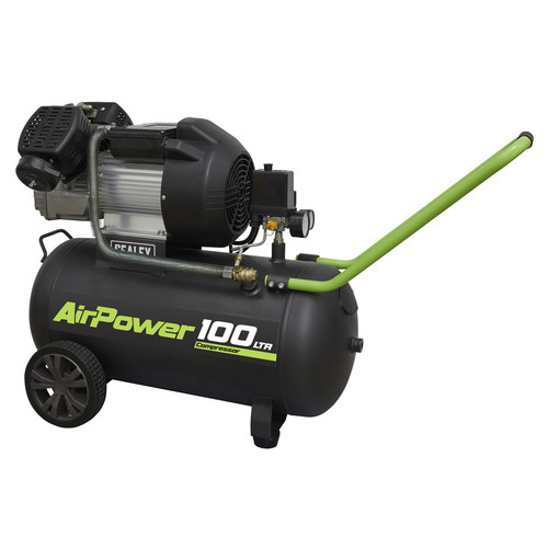 Sealey air compressor - 100l, v