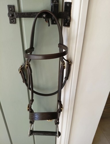 Fylde brown hand bridle - brown, cob