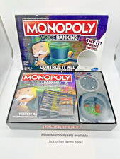 Monopoly Voice Banking Electronic Board Game 99.9% Complete VGC Christmas Xmas