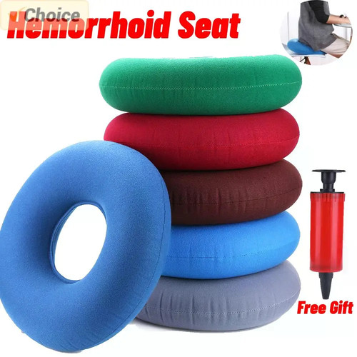 Donut pillow seat cushion - donut,