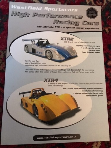 Westfield xtr2 xtr4 single - xtr2, &
