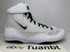 BRAND NEW Nike Inflict Men's Wrestling MMA Boxing Shoes White/Black 325256-101