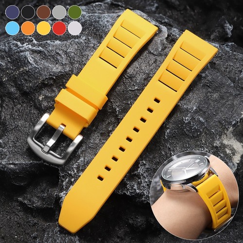 20mm 22mm silicone watch strap - 20mm,