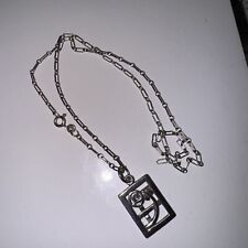 Charles Rennie Mackintosh 925 Sterling Silver Necklace by Historic Originals