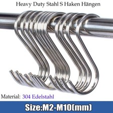 Heavy Duty Steel S Hook Hanging Clothes Tool Kitchen Hook 304 Stainless Steel