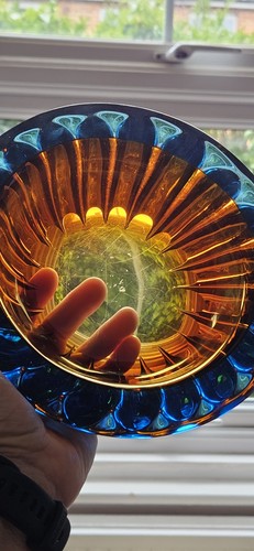 Murano large heavy - glass, geode