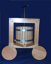 Solid Oak Wooden Wine Press