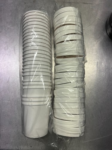 White disposable ice - white, cream