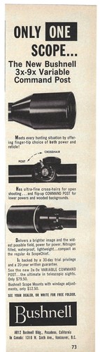 1960 bushnell variable - bushnell,
