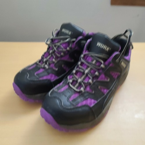 Worx work shoes - purple, black