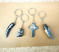 Keyrings Hand Carved in