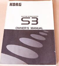 KORG S3 Rhythm Workstation