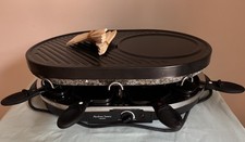 Andrew James Stone Raclette  8 Person Electric Cooking Grill - complete