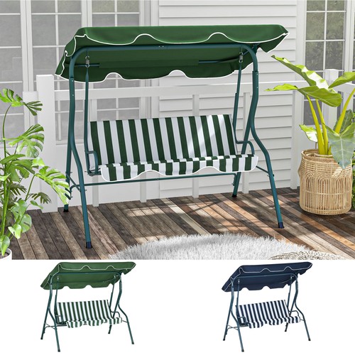 Outdoor person metal swing - outdoor, 3-person