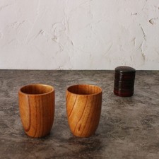 Wooden Cups for Various Drinks